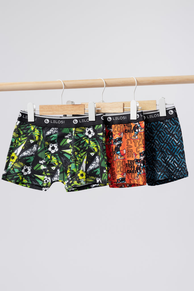 lelosi kids boxershort set toocool (3-pack) 0