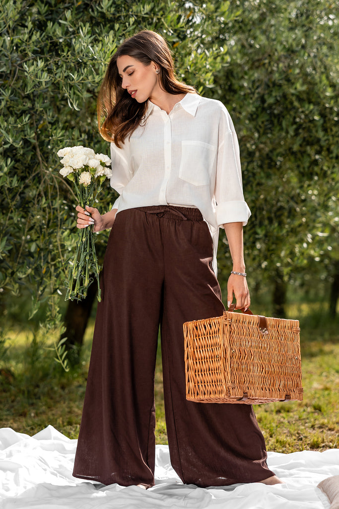 lelosi chicline broek espresso 0