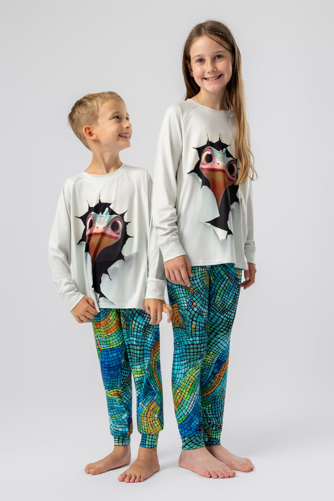 lelosi kinderpyjama greeny 0
