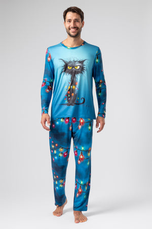 lelosi heren pyjama catvibe 1