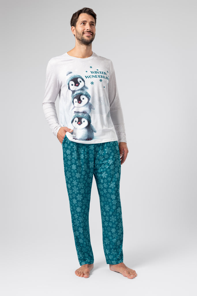 lelosi heren pyjama snowlandy 0