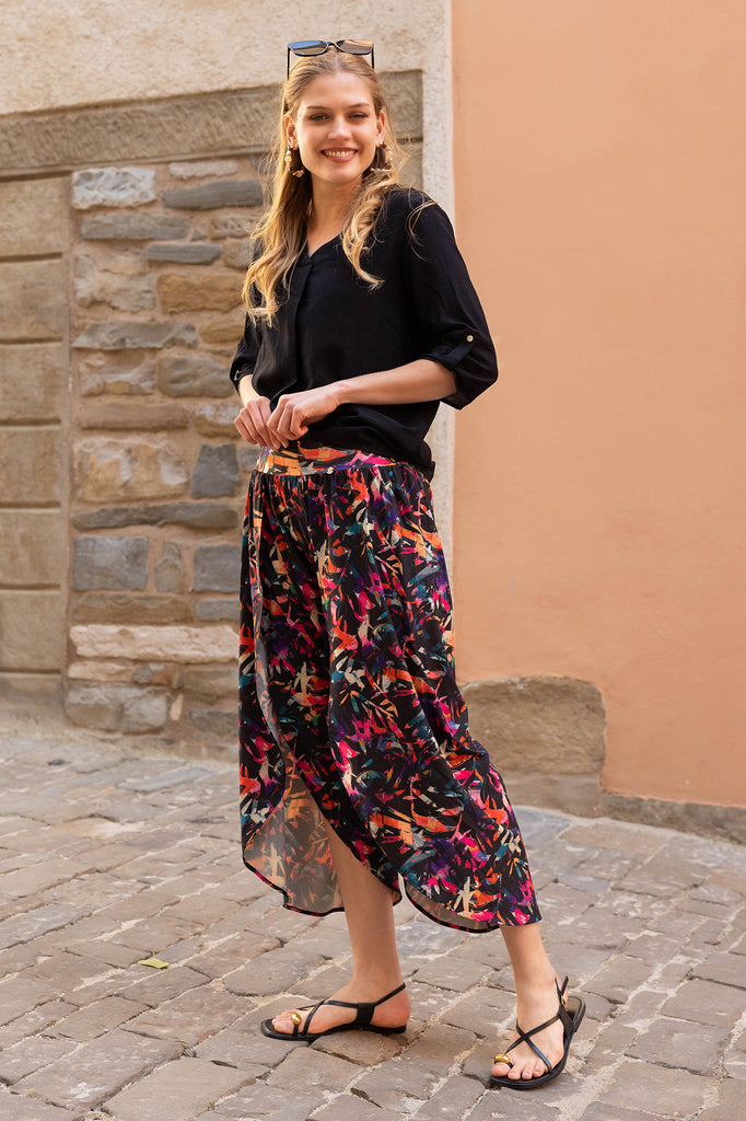 lelosi zomer broek blomma 0