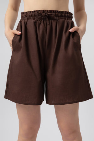 lelosi chicline bermudashorts espresso 1