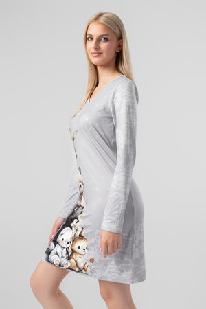 lelosi slaapshirts snowy 1